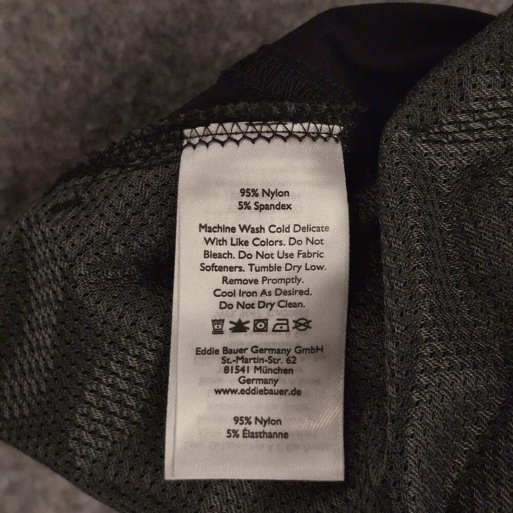 Eddie Bauer Pants Womens P12 Petite Black First Ascent Capri Hiking Stretch - Picture 8 of 12